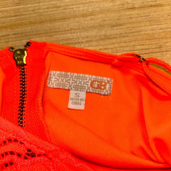 🧡🩷Gianni Bini Neon Mixed Media Romper🩷🧡 - Picture 5 of 10